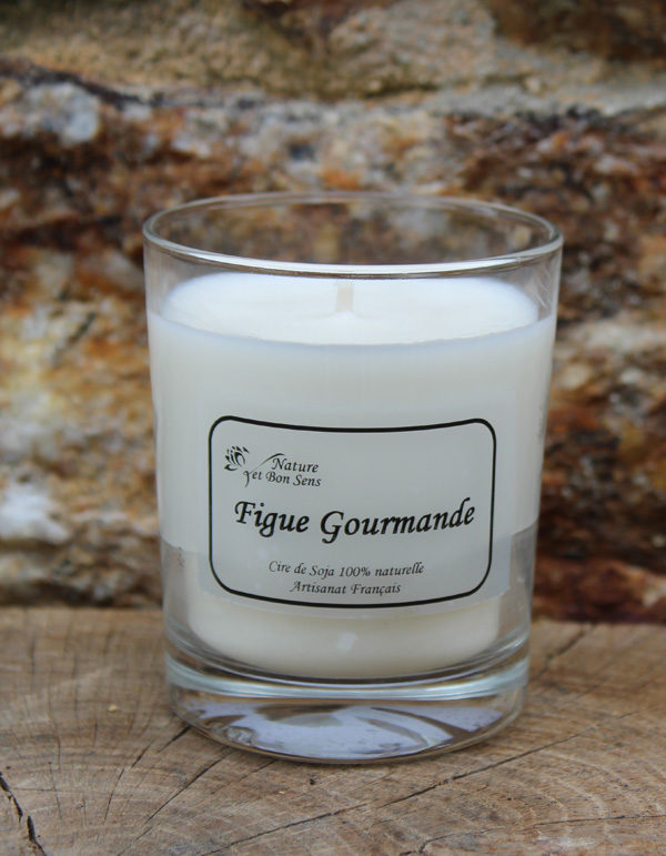 Bougie parfumée figue gourmande grand modèle