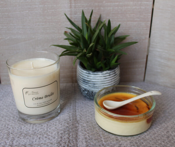 Bougie parfumée Ambiance crème brulée grand modèle