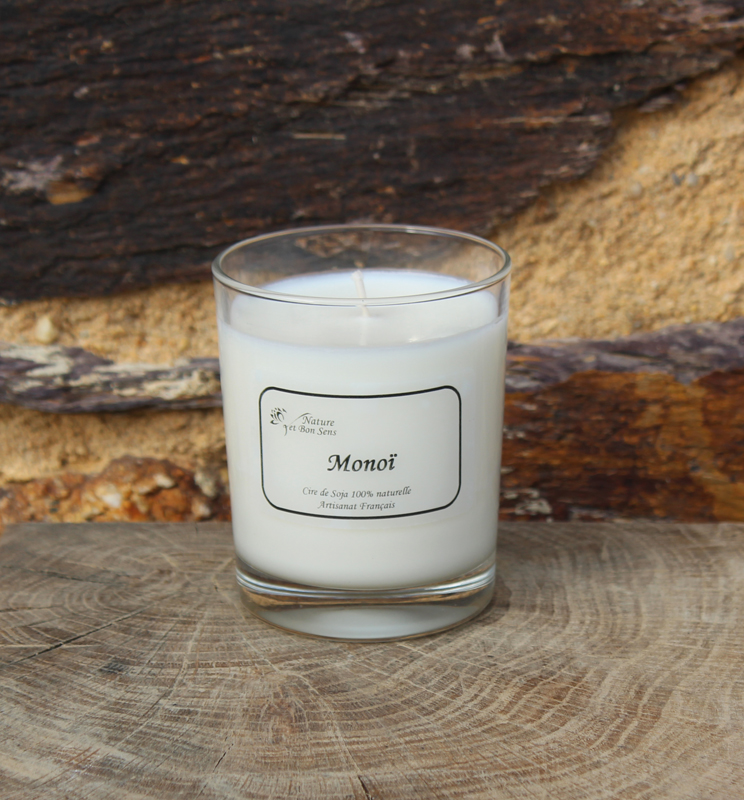 Bougie parfumée Monoï grand modèle