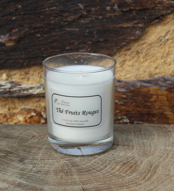 Bougie parfumée Thé aux fruits rouges grand modèle