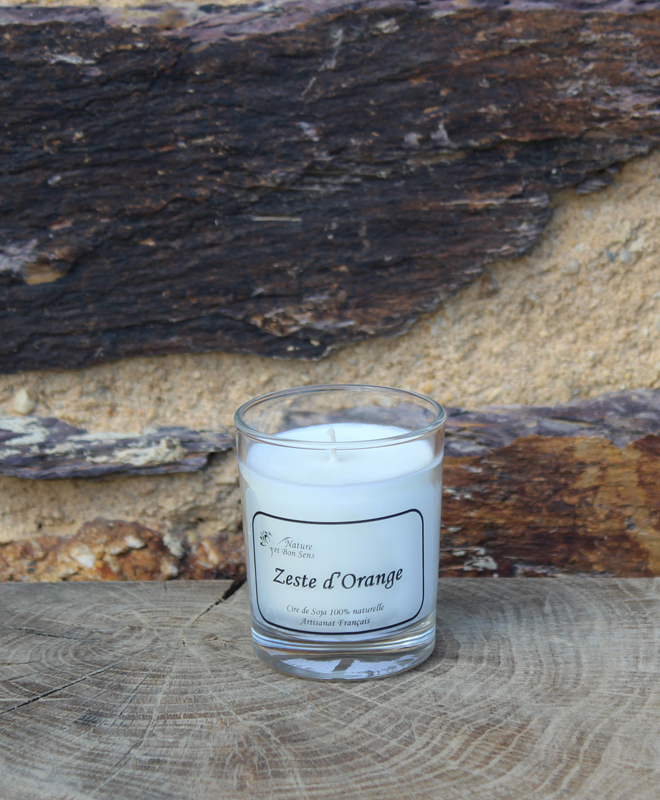 Bougie parfumée Zeste d'orange petit modèle