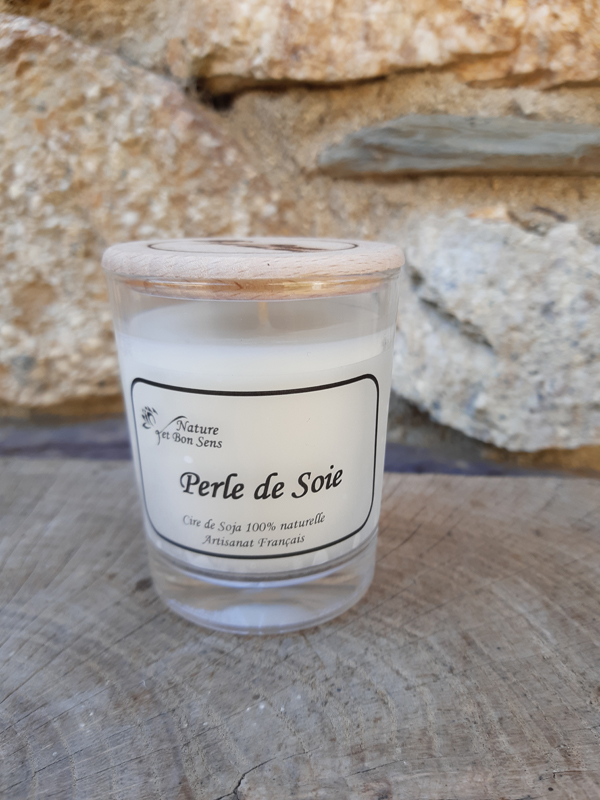 bougie perle de soie petit modèle