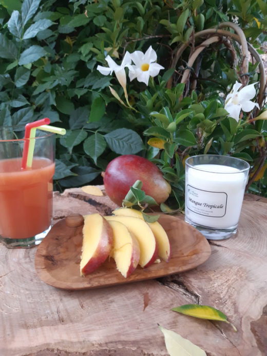 Lot De 18 Bougies Chauffe-plats Parfumées Mangue Tropicale - Mango Tea Lights, Senteur Fruitée