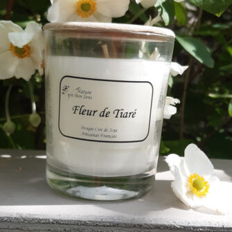 Bougie Fleur de Tiaré Grand Modèle