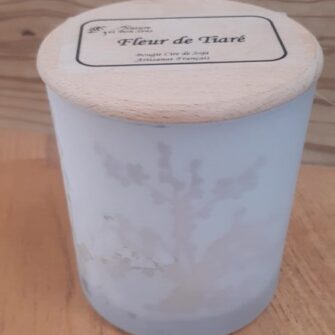 Bougie photophore fleur de tiaré