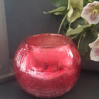 Bougie vase rond Coeur de Pivoine ambiance