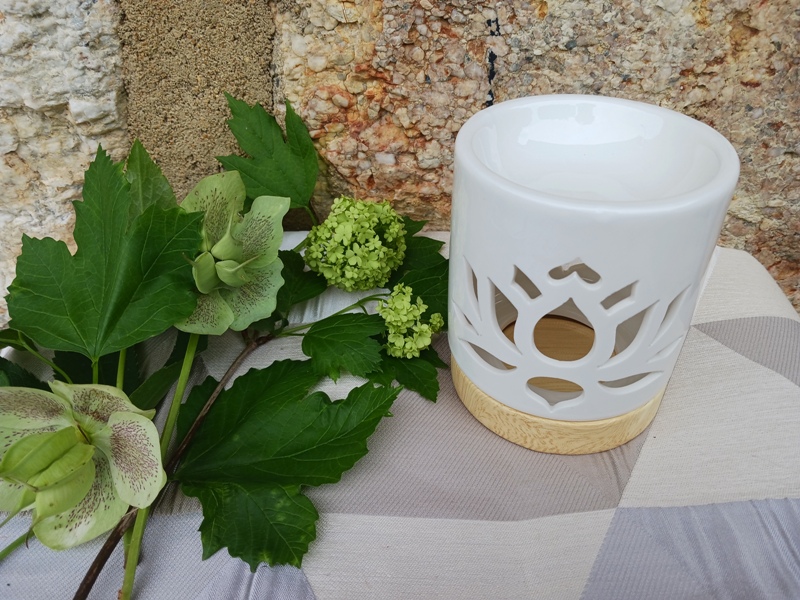 Brûle parfum céramique nénuphar